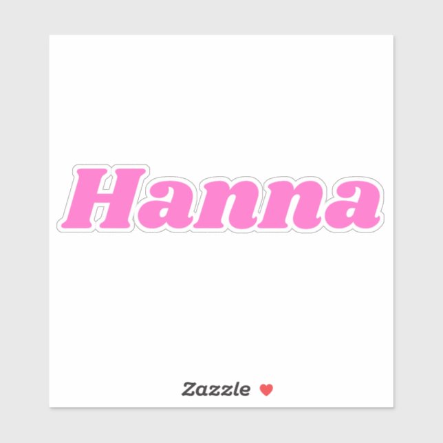 Sticker Hanna (Feuille)