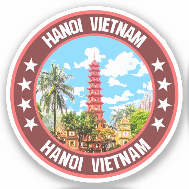 Sticker Hanoi Vietnam (Recto)