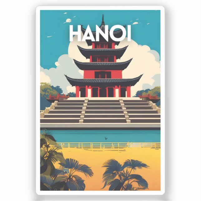 Sticker Hanoi Vietnam (Recto)