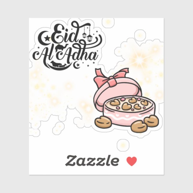 Sticker Happy Eid  -Eid Adha Mubarak 2022. (Feuille)