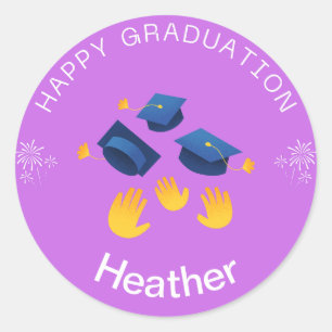 Sticker - Happy Graduation Personalize - Add name