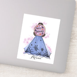 Sticker Happy Halloween Cookie Illustration Nom personnali