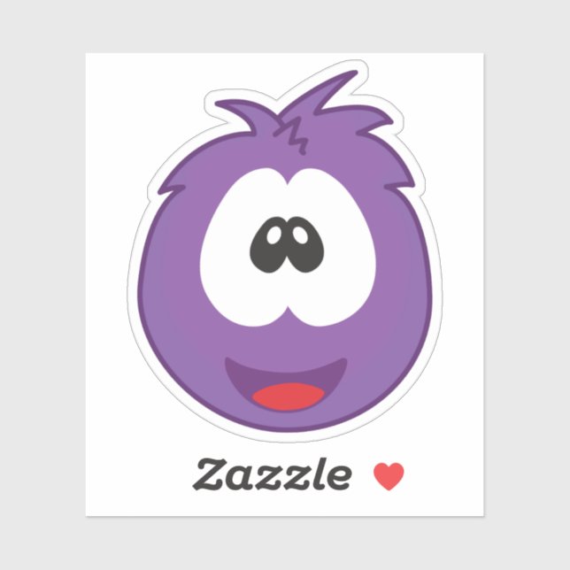 Sticker Happy Purple Sneezie (Feuille)