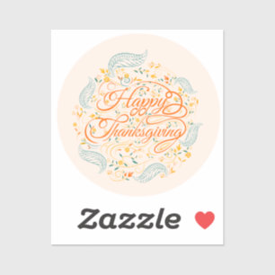 Sticker Happy Thanksgiving
