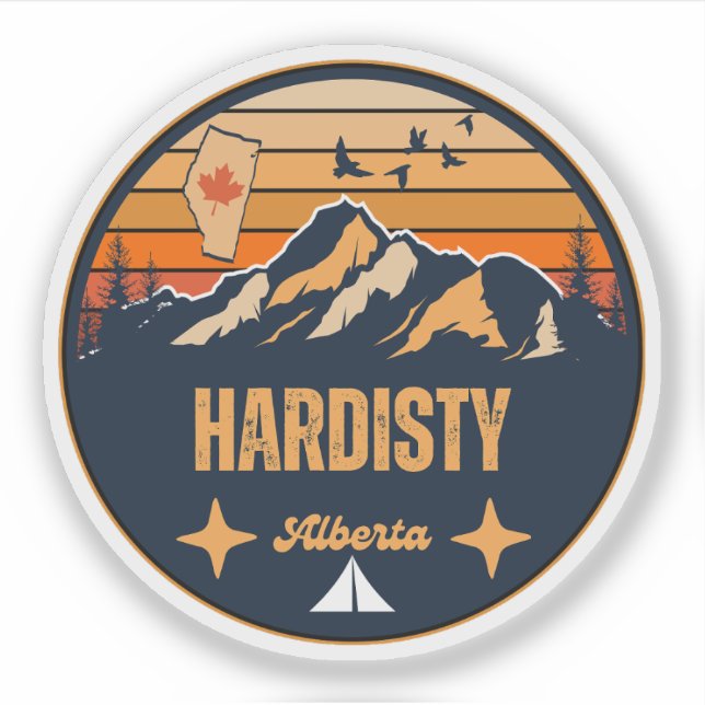 Sticker Hardisty (Alberta) (Devant)