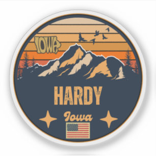 Sticker Hardy, Iowa Ia, États-Unis