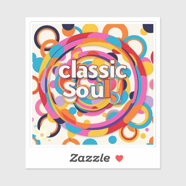 Sticker "Harmonie dans la couleur" (Feuille)