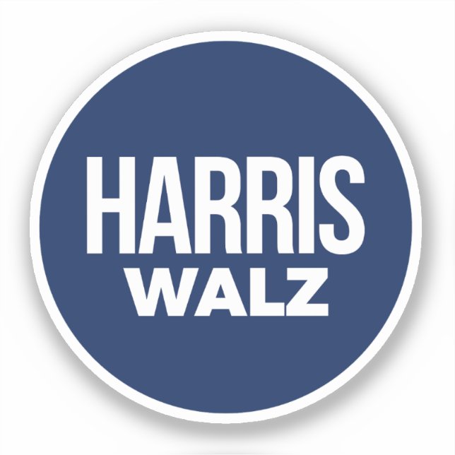 Sticker Harris Walz (Recto)