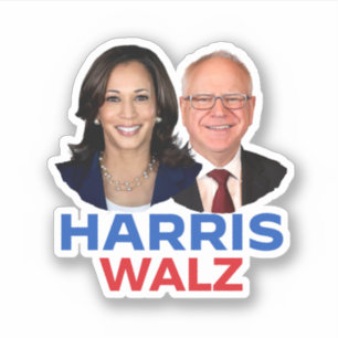 Sticker Harris Walz 2024