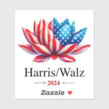Harris Walz 2024 — Vinyl amovible