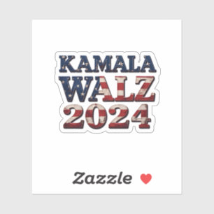 Sticker Harris Walz Élection 2024 Kamala Tim Waltz