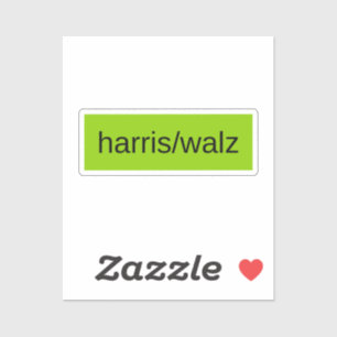 Sticker harris walz élection présidentielle 2024 à la mode
