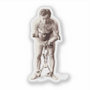 Sticker Harry Houdini (c.1899)