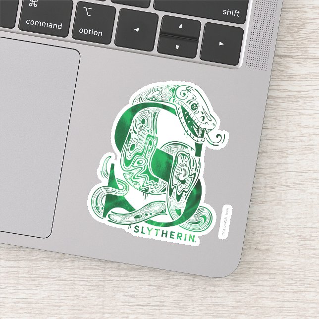 Sticker Harry Potter | Aguamenti SLYTHERIN™ Graphique (Détail)