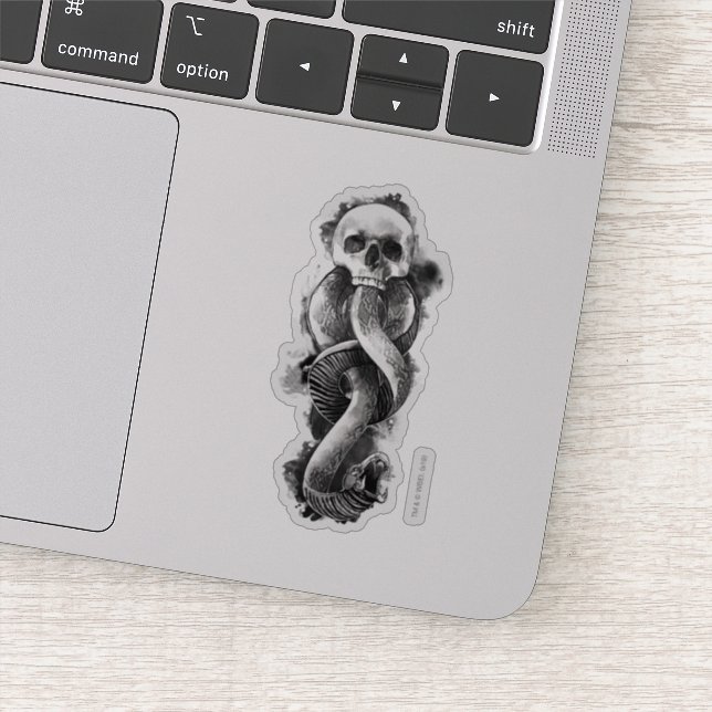 Sticker Harry Potter | Aquarelle de marque foncée (Détail)