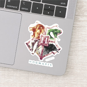 Sticker Harry Potter   HOGWARTS™ Crest Aquarelle