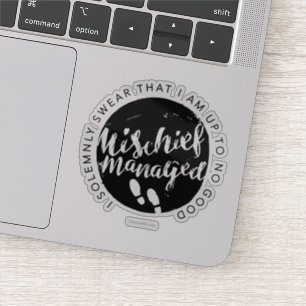 Sticker Harry Potter   Marauder's Map Charms Typographie