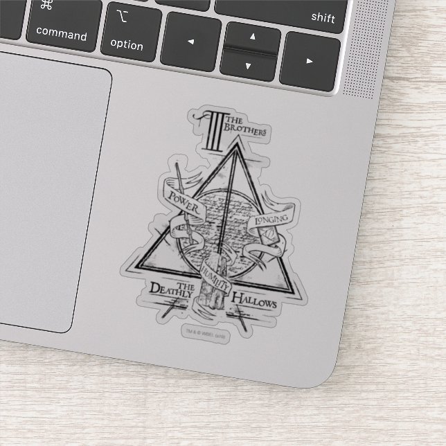 Sticker Harry Potter Spell| HAUTEUR DE MORT Graphique (Détail)