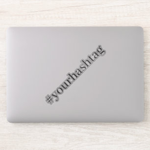 Sticker Hashtag moderne