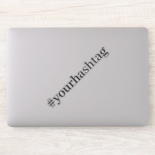 Sticker Hashtag moderne (Ordinateur)