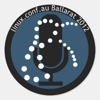 Sticker haut-parleur LCA2012 avec texte