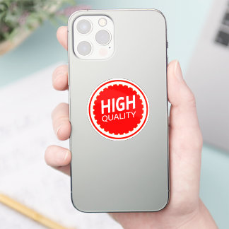 Sticker Haute Qualité Badge Rouge