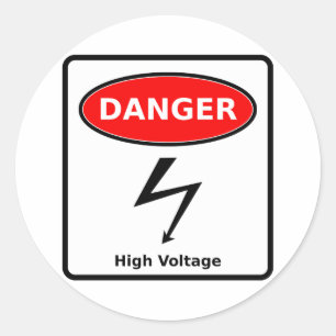 Sticker haute tension