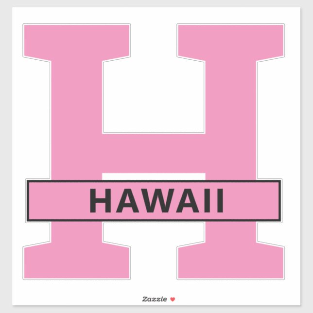 Sticker Hawaii (Feuille)