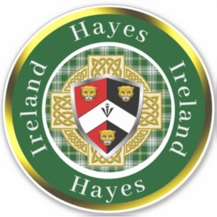 Sticker Hayes Shield & Croix celtique Personnalisé