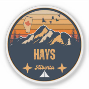 Sticker Hays, Alberta