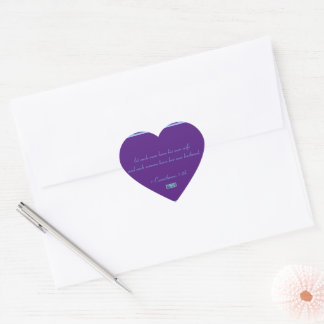Sticker Heart (Purple Triangles) RFPMDesigns©️2024