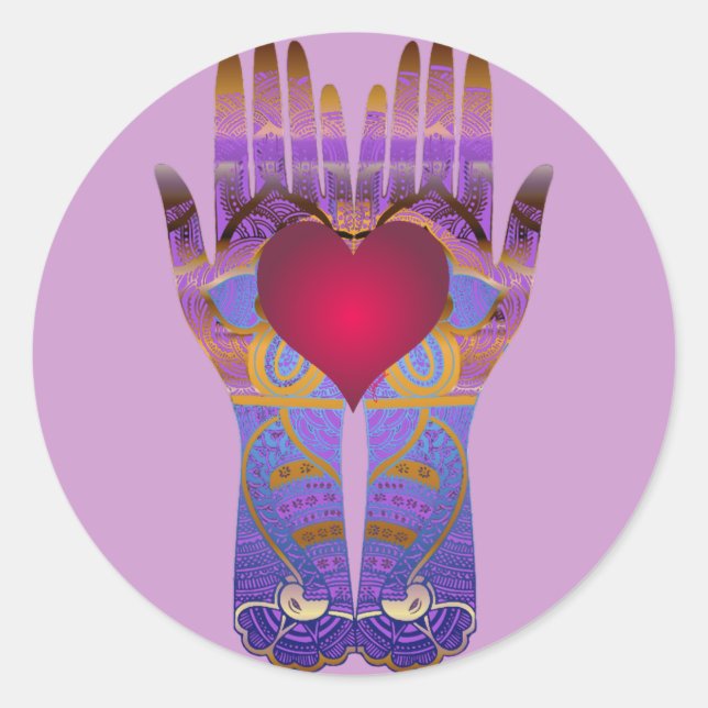 Sticker Heaven Hands (Devant)