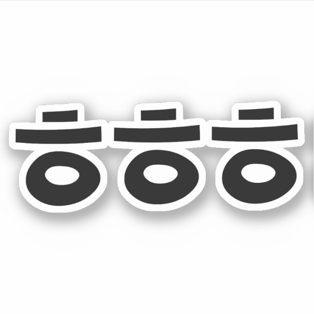 Sticker HEHEHEHE ㅎ ㅎ ㅎ Coréen Slang (Devant)