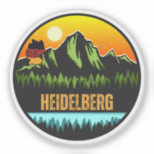Sticker Heidelberg, Bade-Wurtemberg Allemagne
