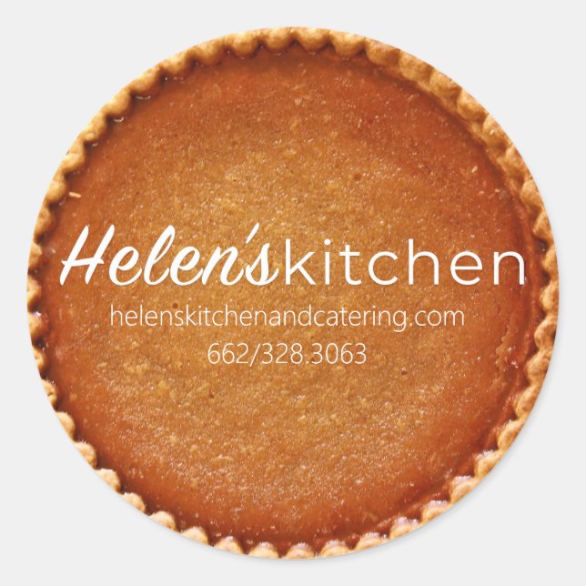 Sticker Helen / Sticker à tarte (Devant)