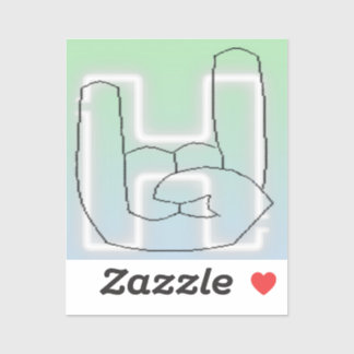 Sticker Hella Button