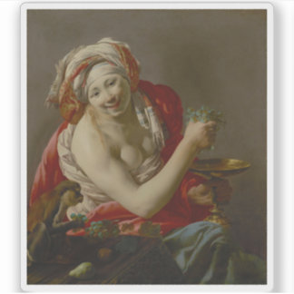 Sticker Hendrick ter Brugghen - Bacchante avec un Ape