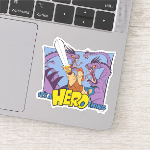 Sticker Hercule contre Hydre - C'est une affaire de HÉROS