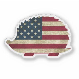 Sticker Hérisson Américain