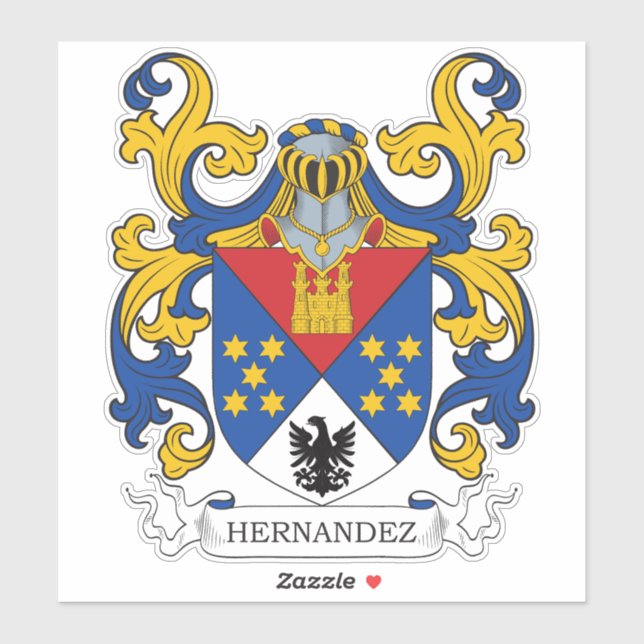 Sticker Hernandez Family Crest (Feuille)