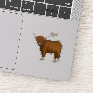 Sticker Highland cow