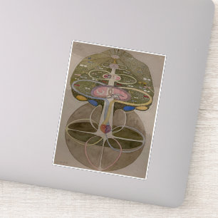 Sticker Hilma Af Klint, Arbre De Connaissances No1 Art Abs