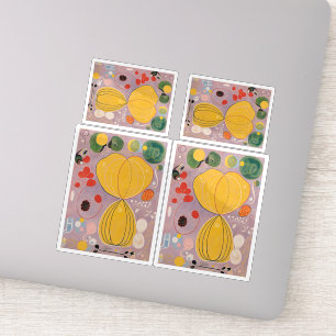 Sticker Hilma Af Klint, La Dix Plus Grande No7, Art Abstra