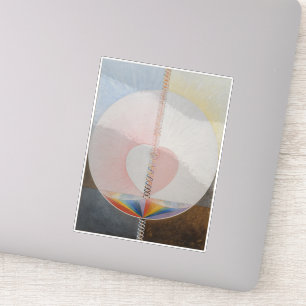 Sticker Hilma Af Klint, La Dove No.25, Art Abstrait