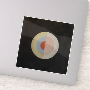 Sticker Hilma Af Klint, Le Swan No.16, Art Abstrait