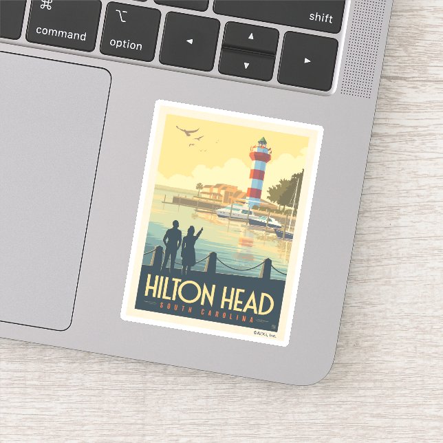 Sticker Hilton Head | Caroline du Sud (Détail)