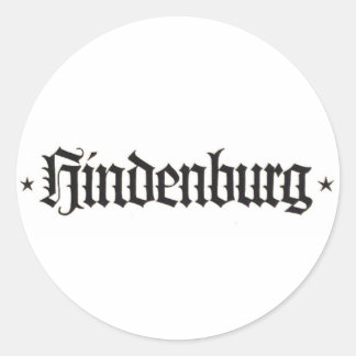 Sticker Hindenburg
