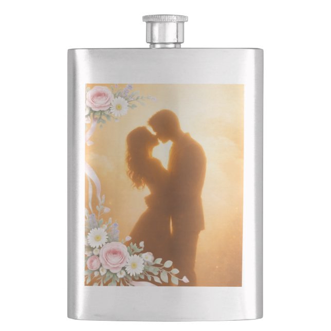 Sticker Hip Flask (Front)