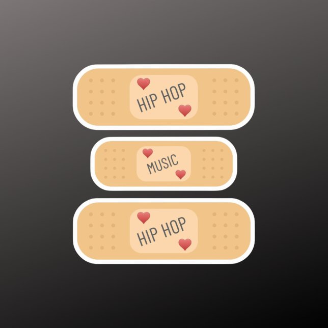 Sticker Hip hop Patch / bandaid, hip hop guérison blessure (Créateur téléchargé)