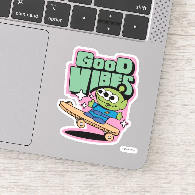 Sticker Histoire du jouet | Little Green Men Good Vibes (Détail)